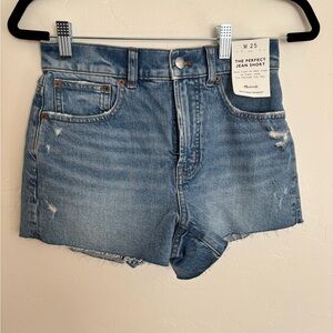 Madewell Light Blue Jean Shorts